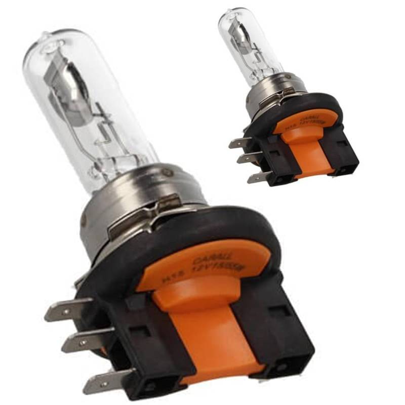 CARALL 2 Stück Halogenlampen 12V für Autos (H15 12V 15/55W PGJ23t-1 64176) von CARALL