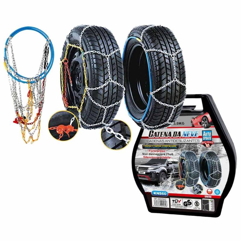 Schneeketten,170/80R13,175/80R13,185/70R13,195/65R13,205/60R13,165/80R14,165/75R14,175/70R14,185/65R14,195/60R14 von CARALL