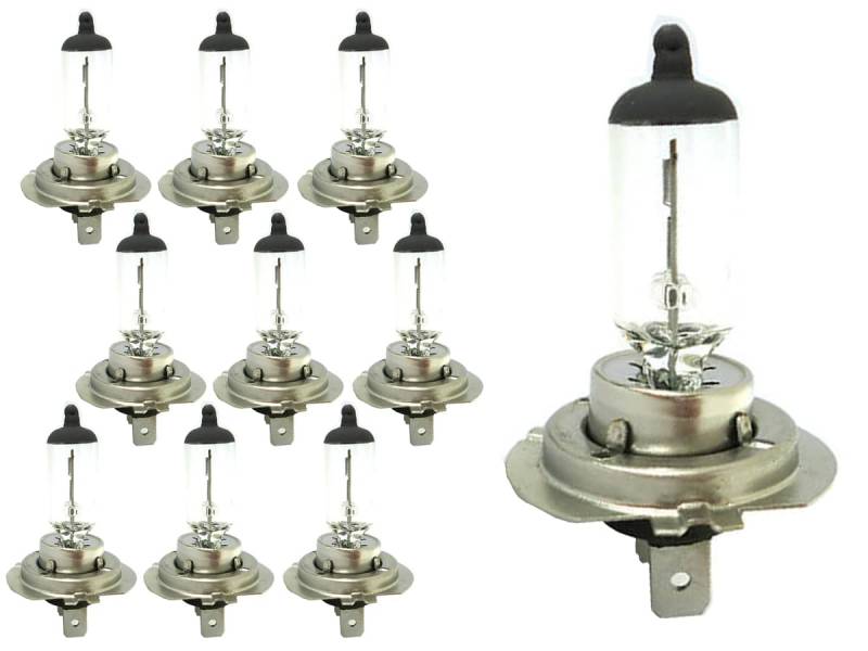 CARALL 10 Pezzi Lampada Alogena 12V Per Auto (H7 12V 55W PX26d) von CARALL