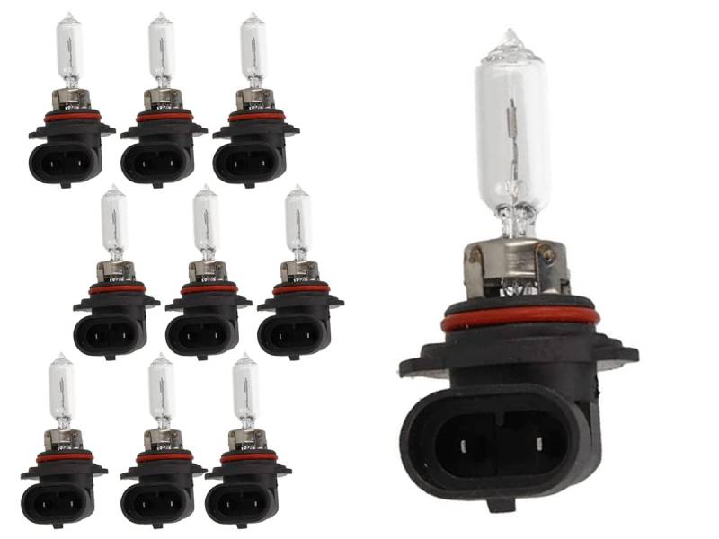 CARALL 10 Pezzi Lampada Alogena 12V Per Auto (HIR2 9012 PX22D 12V 55W) von CARALL