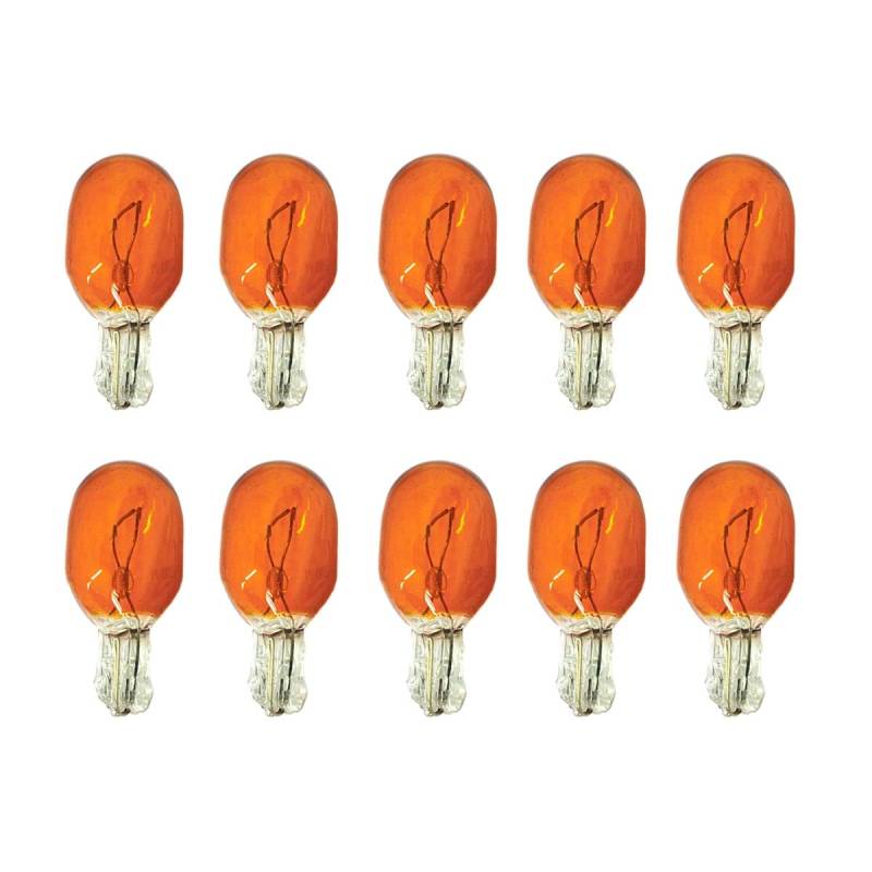 10 Stück Halogenlampen 12V für Auto (T20 WY21W 7440 12V 21W Orange) von CARALL