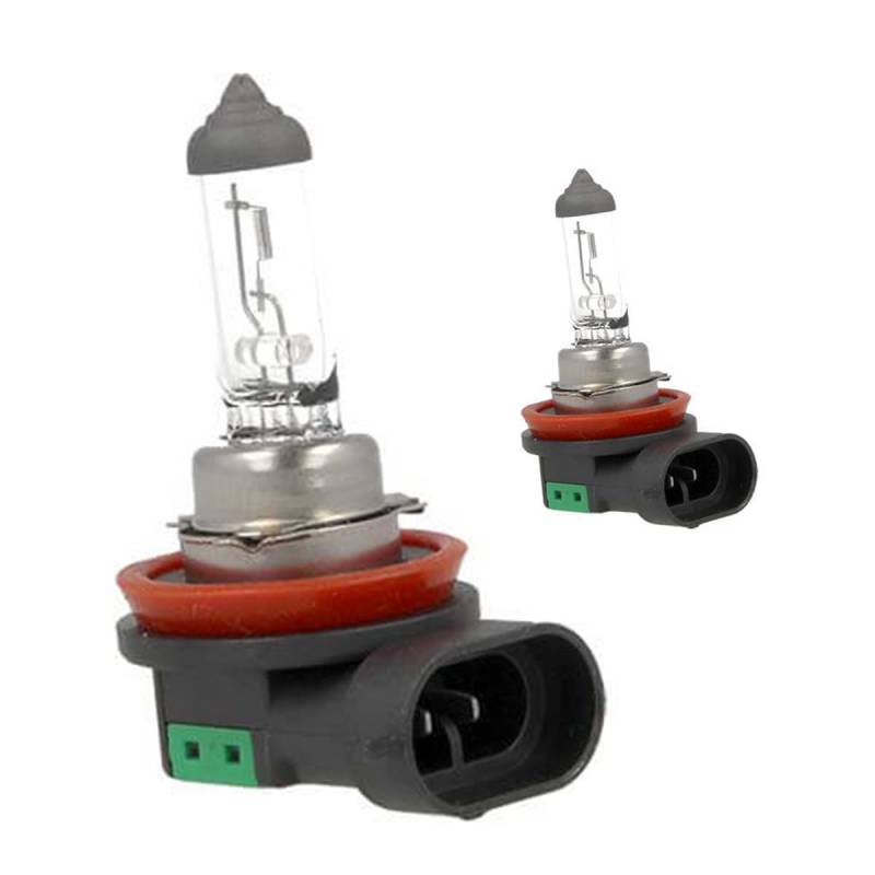 CARALL 2 Stück Halogenlampen 12V für Autos (H11 12V 55W PGJ19-2) von CARALL