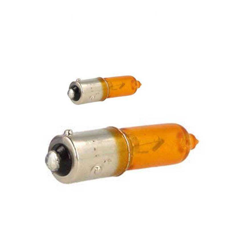 CARALL 2 Stück Halogenlampen 12V für Autos (H21 BAW9s HY21W 12V 21W Amber) von CARALL