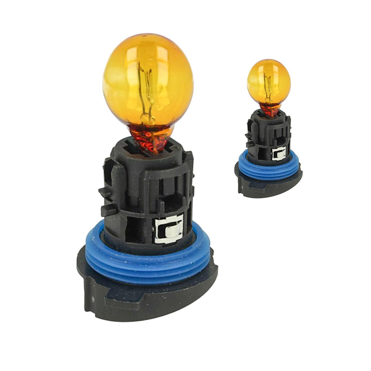 CARALL 2 Stück Halogenlampen 12V für Autos (HP24WA 12V 24W Amber) von CARALL