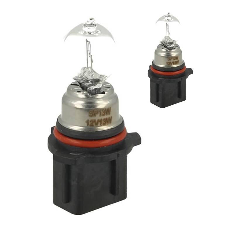 CARALL 2 Stück Halogenlampen 12V für Autos (P13W 12V 13W PG18.5d-1) von CARALL