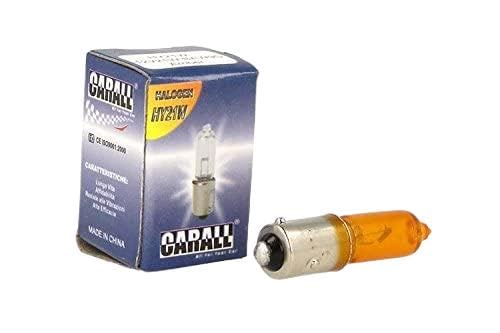 CARALL LA1278 Micro Halogen Automatik Lampe H21 BAW9s HY21W 12V 21W Orange Bernstein versetzte Füße für Pfeile von CARALL