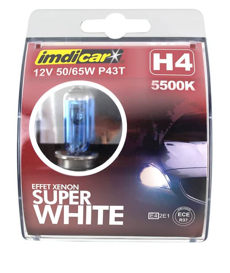 L.A.I.M. 800 Glühlampen H4, Super White, 2 Stück von CARALL