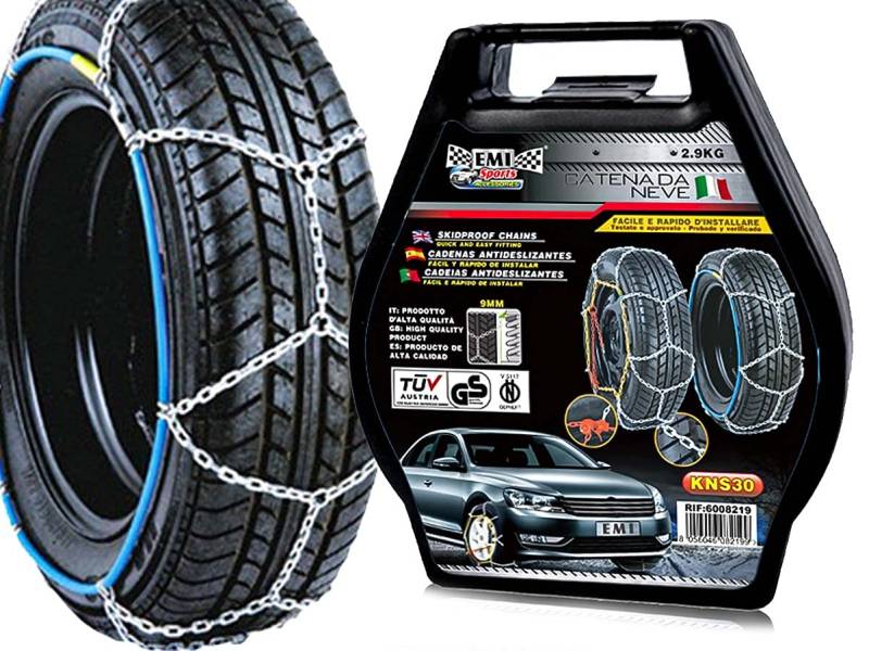 Schneeketten 185/55R13 195/45R13, 135/80R14,155/65R14,165/55R14,165/60R14,175/50R14,195/40R14,125/80R15,135/70R15,145/65R15,165/50R15 von CARALL