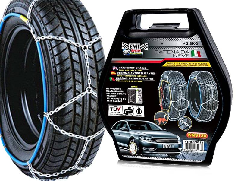 Schneeketten 235/70R15 215/70R16, 235/60R16,225/60R17,225/55R17,255/45R17,245/45R18,255/40R18 von CARALL