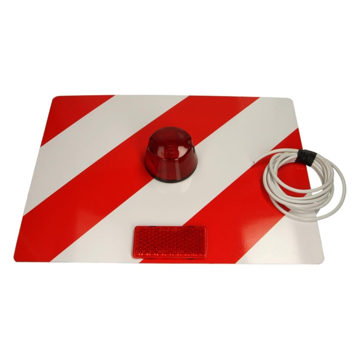 Warntafel mit Lampenmontage, rot, ohne Leuchtmittel Links CARGOPARTS CARGO-T012 von CARGOPARTS