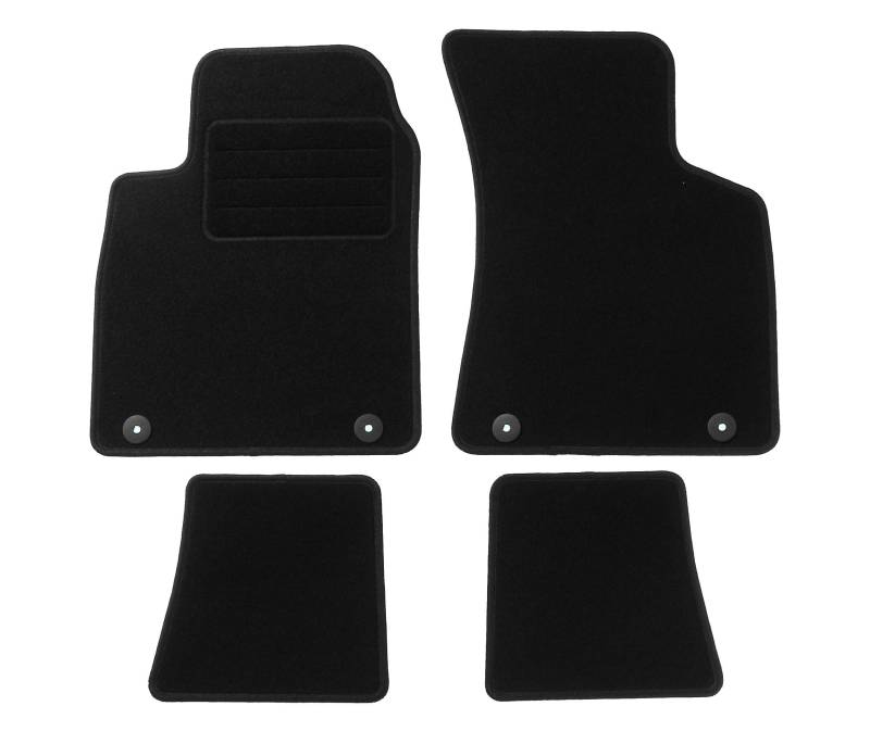 TEXER Textil Fußmatten Passend für Audi TT 8N Bj. 1998-2006 Basic von Car Mat Co