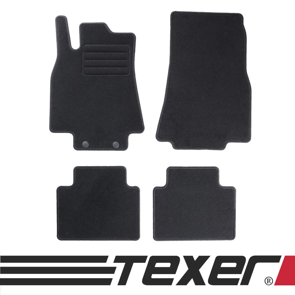 TEXER Textil Fußmatten Passend für Mercedes-Benz B-Klasse W245 Bj. 2005-2011 Basic von CARMAT