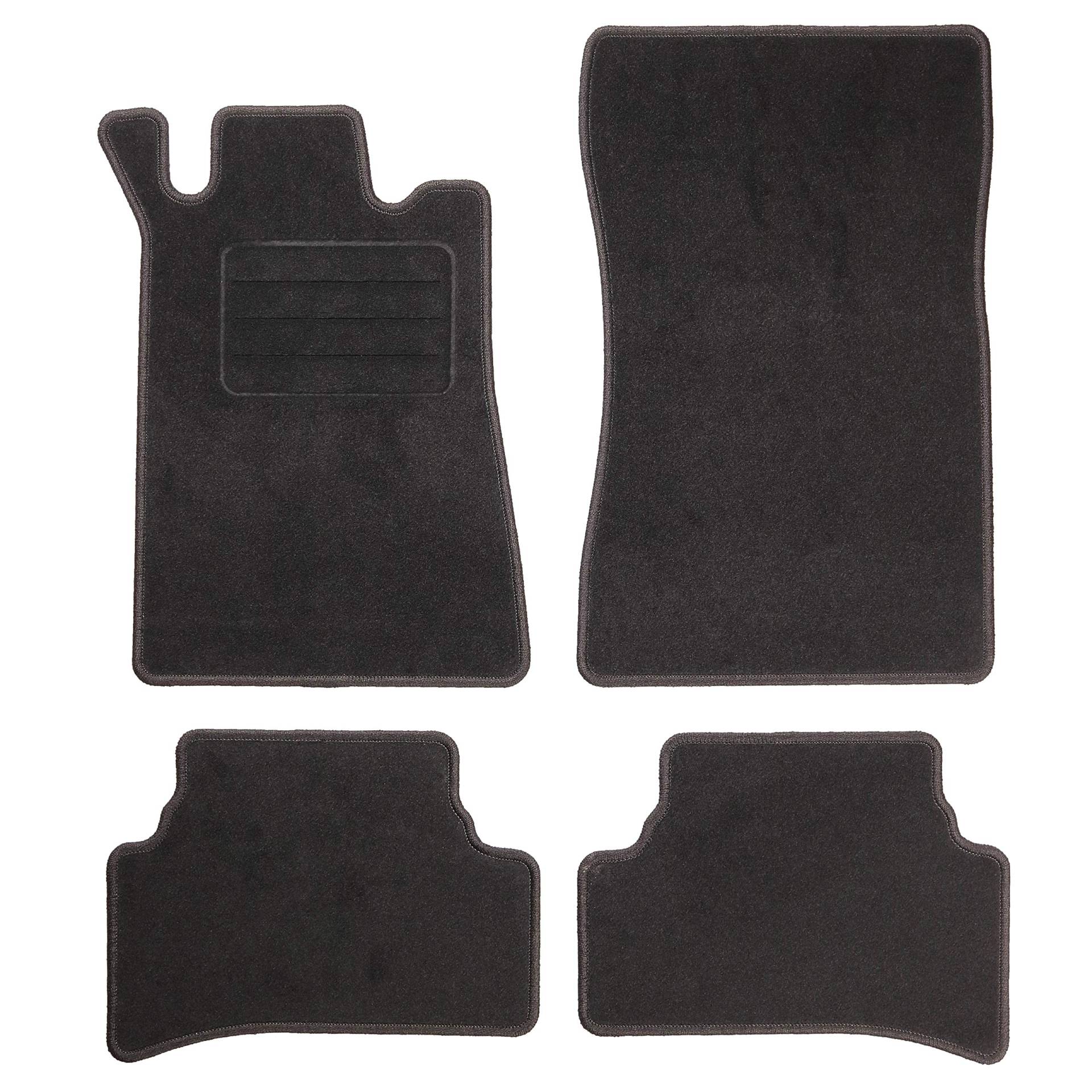 TEXER Textil Fußmatten Passend für Mercedes-Benz C-Klasse W202 Bj. 1993-2001 Basic von Car Mat Co