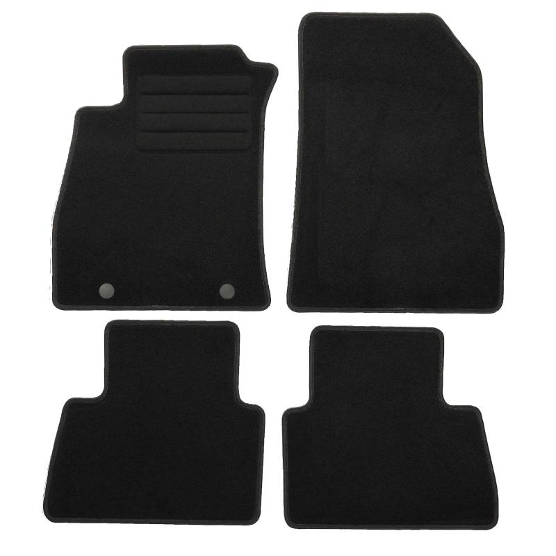 TEXER Textil Fußmatten Passend für Nissan Juke F15 Bj. 2010- Basic von Car Mat Co