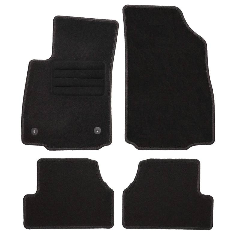 TEXER Textil Fußmatten Passend für Opel Mokka Bj. 2012- Basic von Car Mat Co