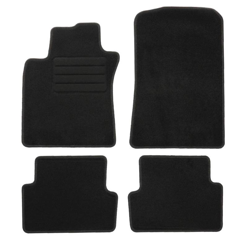 TEXER Textil Fußmatten Passend für Renault Modus Bj. 2004-2012 Basic von Car Mat Co