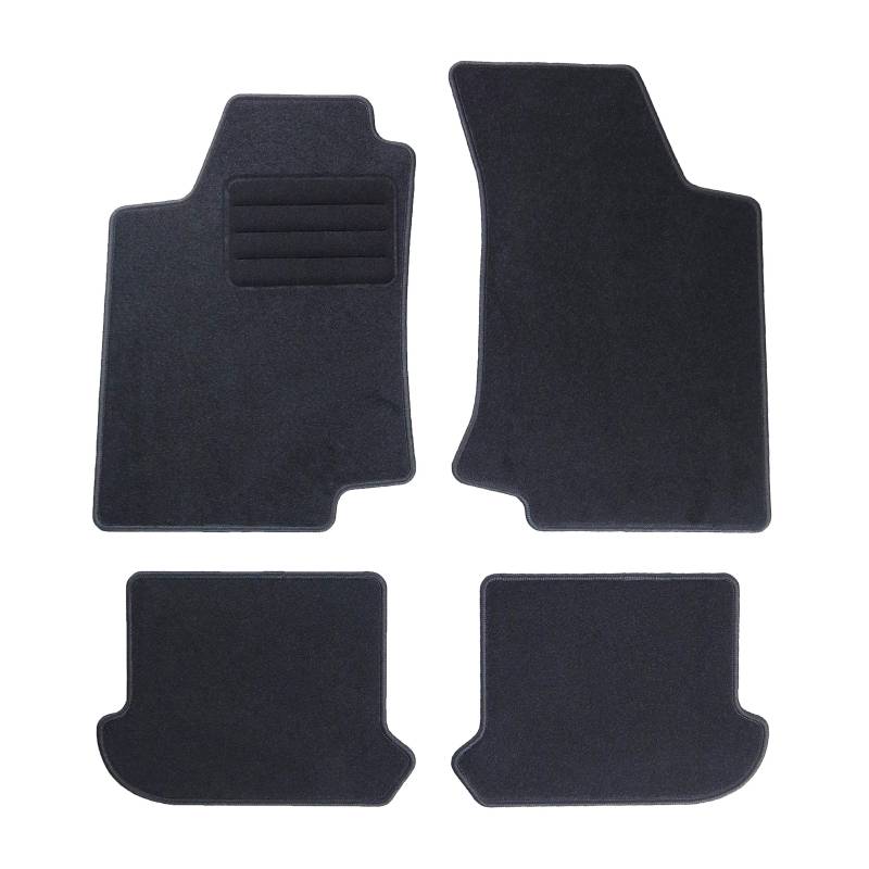 TEXER Textil Fußmatten Passend für VW Golf III Bj. 1991-1999 Basic von Car Mat Co