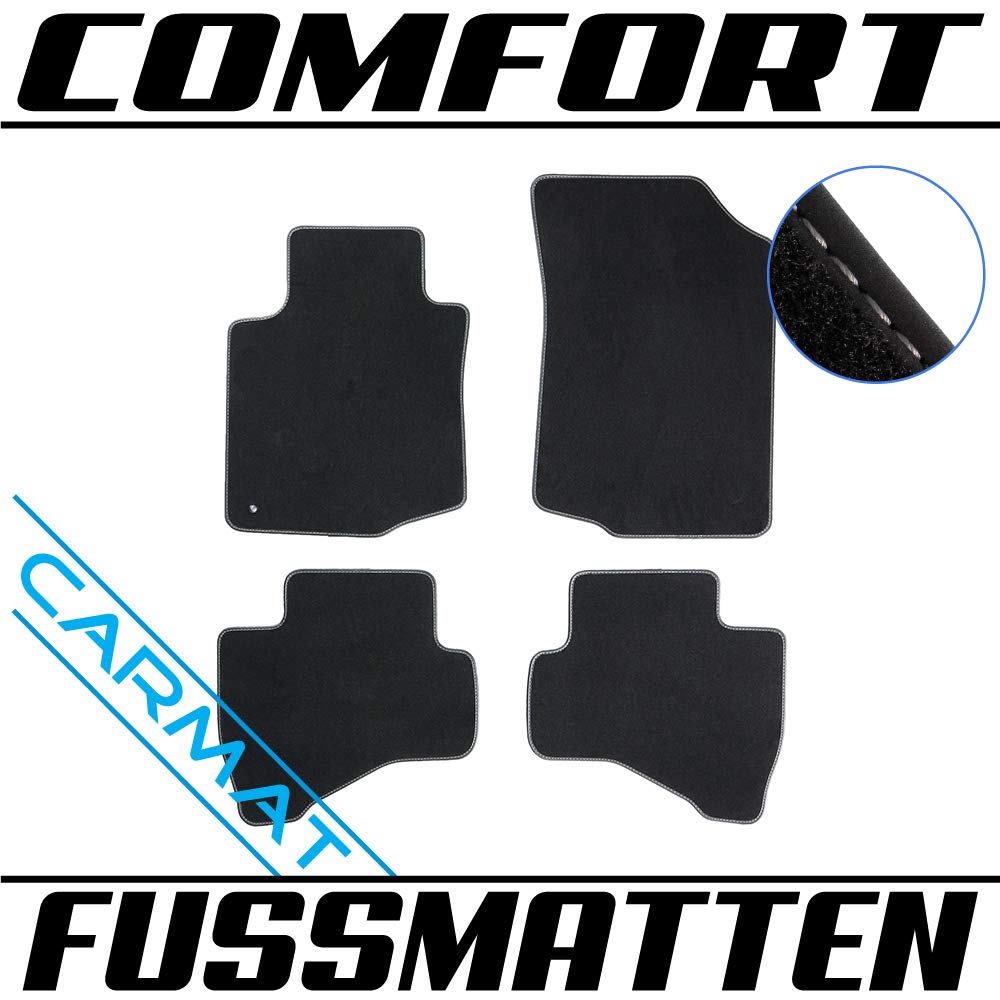 Fussmatten für Citroen C1 Bj. 2005-2014 Autoteppiche Comfort von Car Mat Co