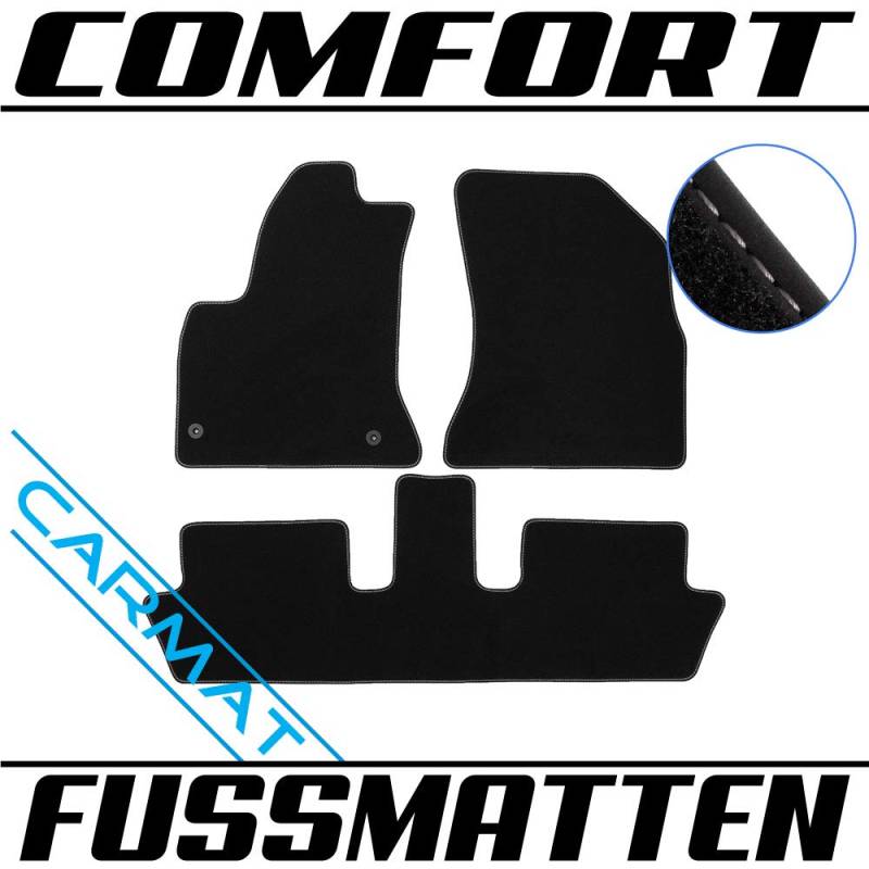 Fussmatten für Citroen C4 Picasso I 2006-2013 Autoteppiche Comfort von Car Mat Co