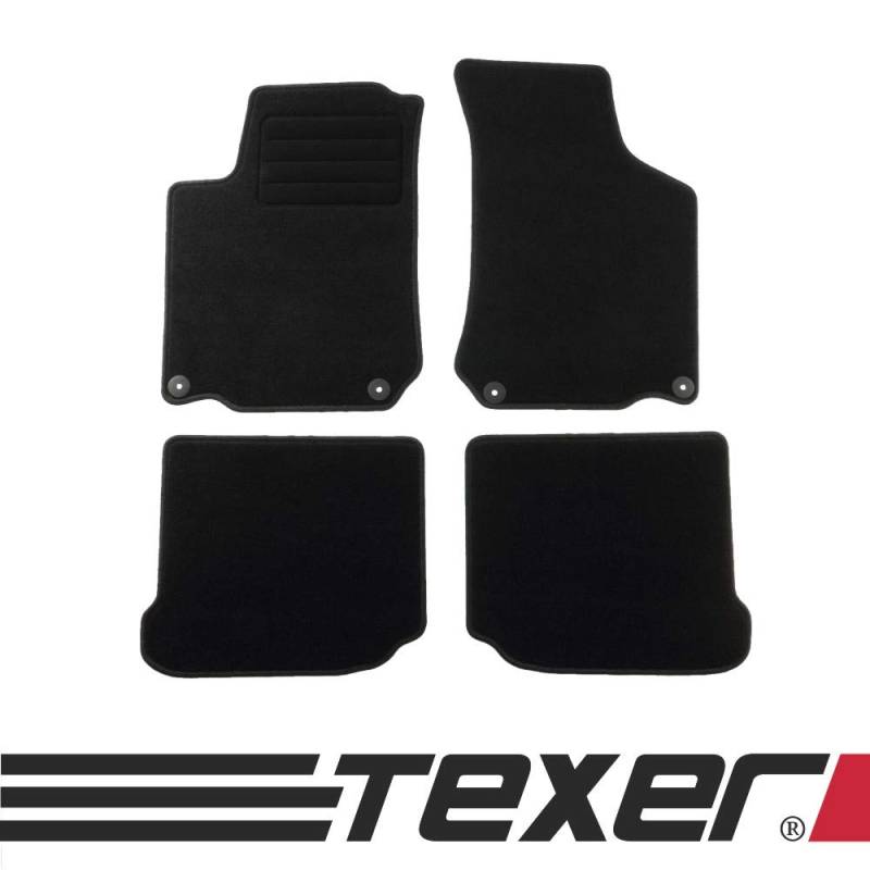 TEXER Textil Fußmatten Passend für Seat Leon I Bj. 1999-2005 Basic von CARMAT