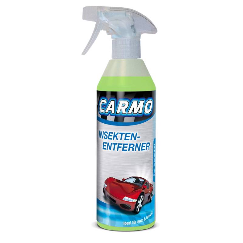 1x CARMO Insektenentferner | Lackverträglich | Zur Scheibenreinigung und Vorwäsche geeignet| Pre-Wasch | Spezialreiniger | 500ml von CARMO