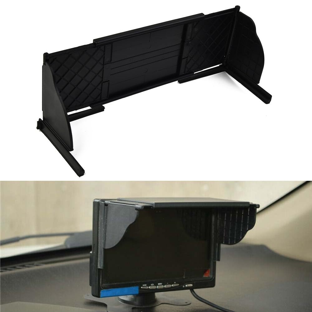 20,3 cm (8 Zoll) Tablet Monitor Sonnenblende Sonnenblende Bildschirm für GPS Sonnenblende Gegenlichtblende Blendschutz Auto Navigator Abdeckung Auto Sonnenblenden von CARMOTTER