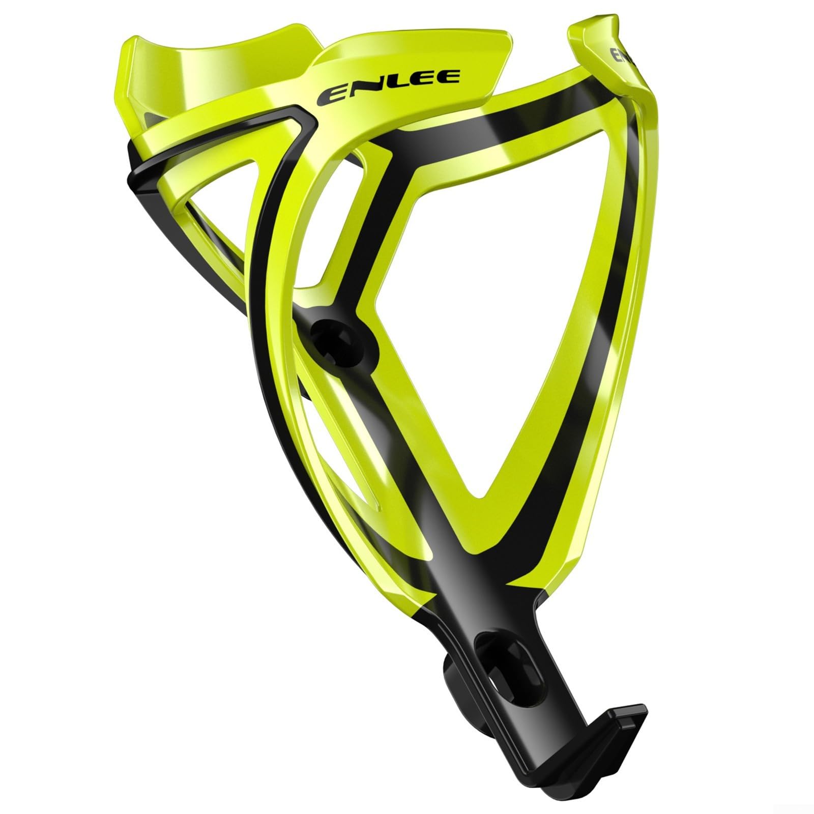 Dynamische und glatte zweifarbige ultraleichte Wasserflaschenhalterung für Mountainbike (fluoreszierendes Gelb) von CARMOTTER