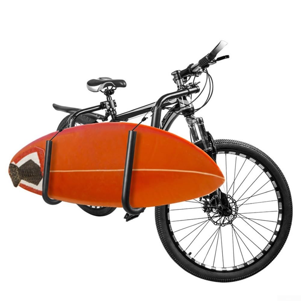 Tragbarer Fahrrad-Surfbrett-Halter, Surfbrett-Halterung für Fahrrad, Longboard, Fahrrad, Surfen, Haustier-Halter, maximale Traglast 40 kg von CARMOTTER