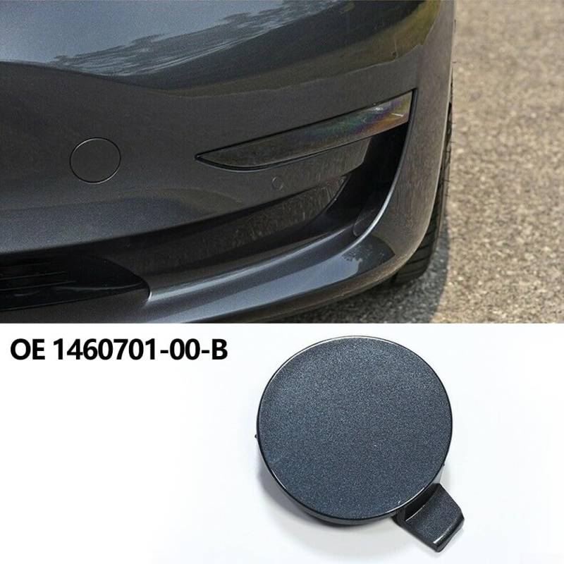 Upgrade Your For Tesla For Model 3 with Front Bumper Tow Hook Cover Cap von CARMOTTER