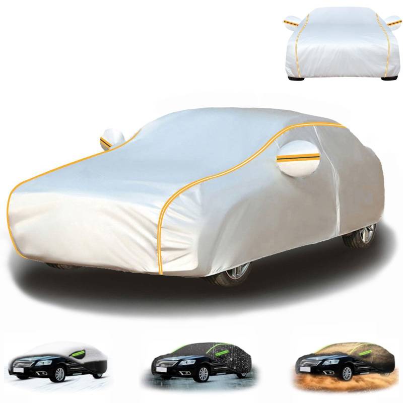 Autoabdeckung für Alpina XB7 XD3 XD4 Auto Abdeckplane Autoplane Autoabdeckung Winter Autogarage Staubdicht Winddicht Schneedicht UV-Schutz Outdoor Indoor Car Cover Mit reflektierenden Streifen(C von CARXB