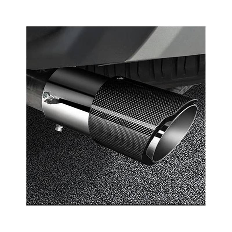 Abgasrohrleitungen Für Toyota Für Land Cruiser 250 Für Prado Lc250 2024 2025 Auto Edelstahl-Endrohr Auspuffrohr Autoschalldämpfer(Carbon Fiber Pattern) von CAVINBDZ