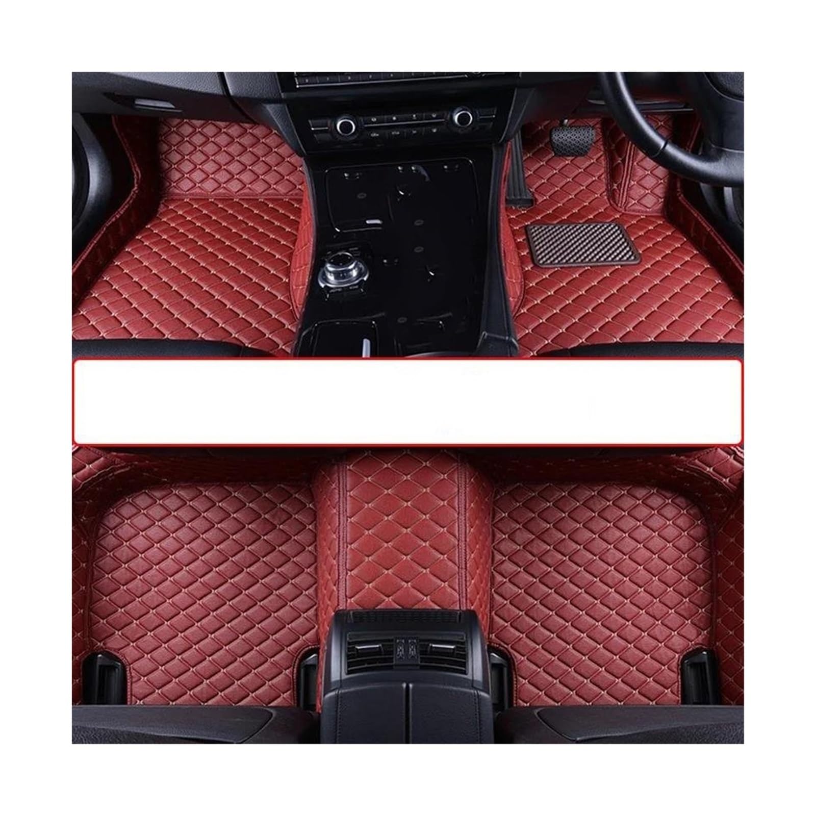 CAVINBDZ Auto Boden Matte Für Mazda BT-50 2012-2018 2019 2020 2021 2022 2023 Leder Teppiche Teppiche Auto Fuß Pads Innen Zubehör Auto-Fußmatten-Teppiche(6) von CAVINBDZ