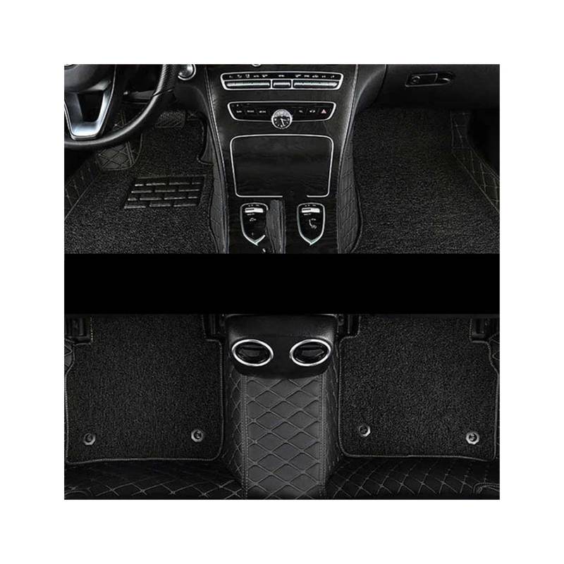 CAVINBDZ Auto Boden Matte Teppiche Für R&Ange R&Over Für Evoque 2015 2016 2017 2018 wasserdichte Leder Teppich Fuß Pad Schützen Zubehör Auto-Fußmatten-Teppiche(Set,2) von CAVINBDZ