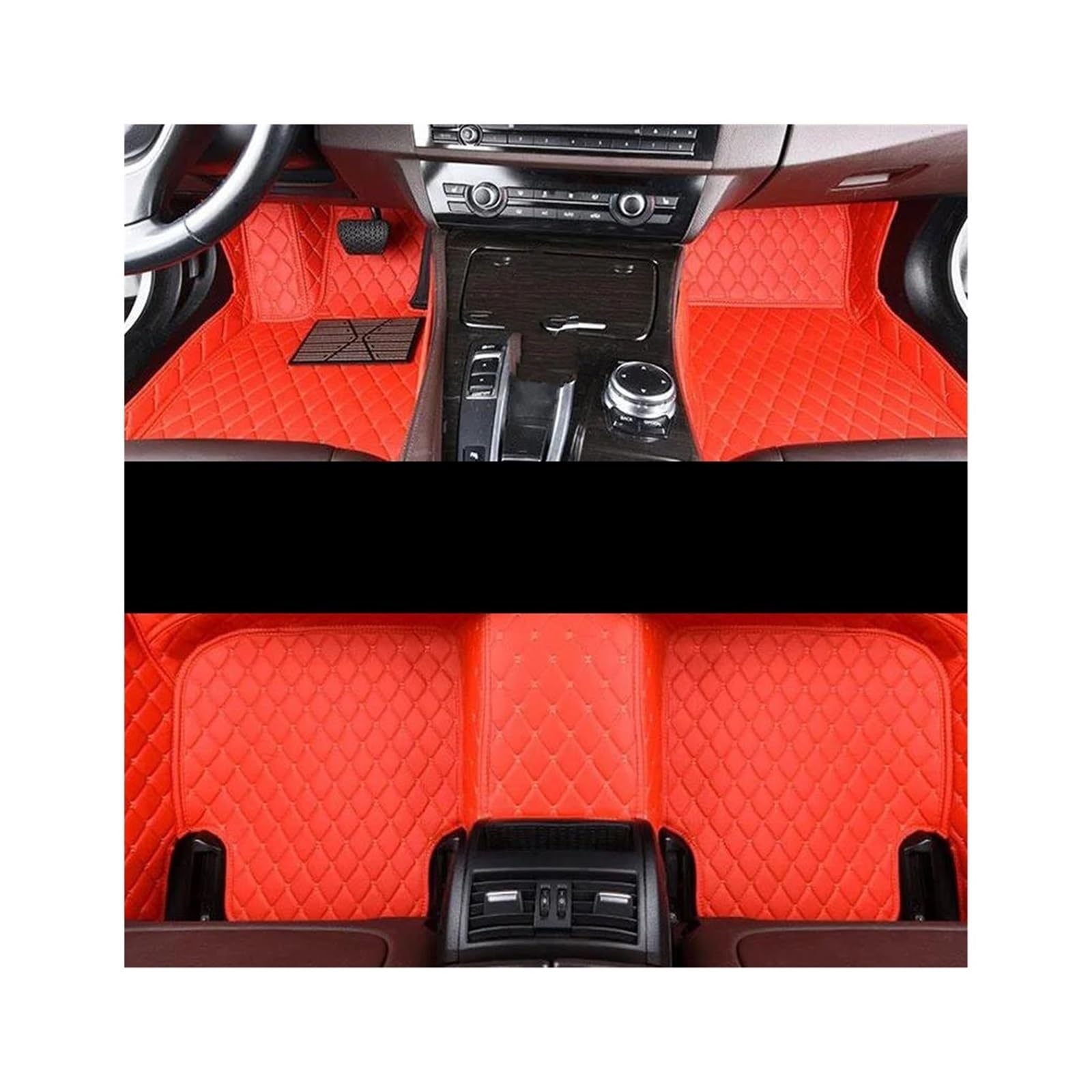 CAVINBDZ Auto Boden Matte Vollen Satz wasserdichte Fuß Pads Teppiche Für VW Für Golf 7 MK7 2013 2014 2015 2016 2017 2018 2019 2020 Auto-Fußmatten-Teppiche(LHD Set 6) von CAVINBDZ