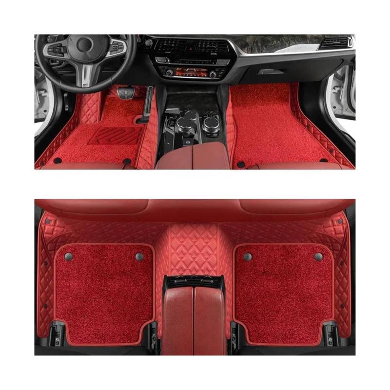 CAVINBDZ Auto-Bodenmatte Individuelle Fußpolster Schützende Teppiche Set Für P&orsche 911 996 1998 1999 2000 2001 2002 2003 2004 Auto-Fußmatten-Teppiche(Type B,8) von CAVINBDZ