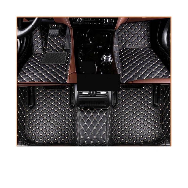 CAVINBDZ Auto-Fußmatten, Leder-Fußpolster Teppich-Set Schutzeinlage Für Jeep Für Grand Cherokee WJ 1999 2000 2001 2002 2003 2004 Auto-Fußmatten-Teppiche(2,LHD) von CAVINBDZ