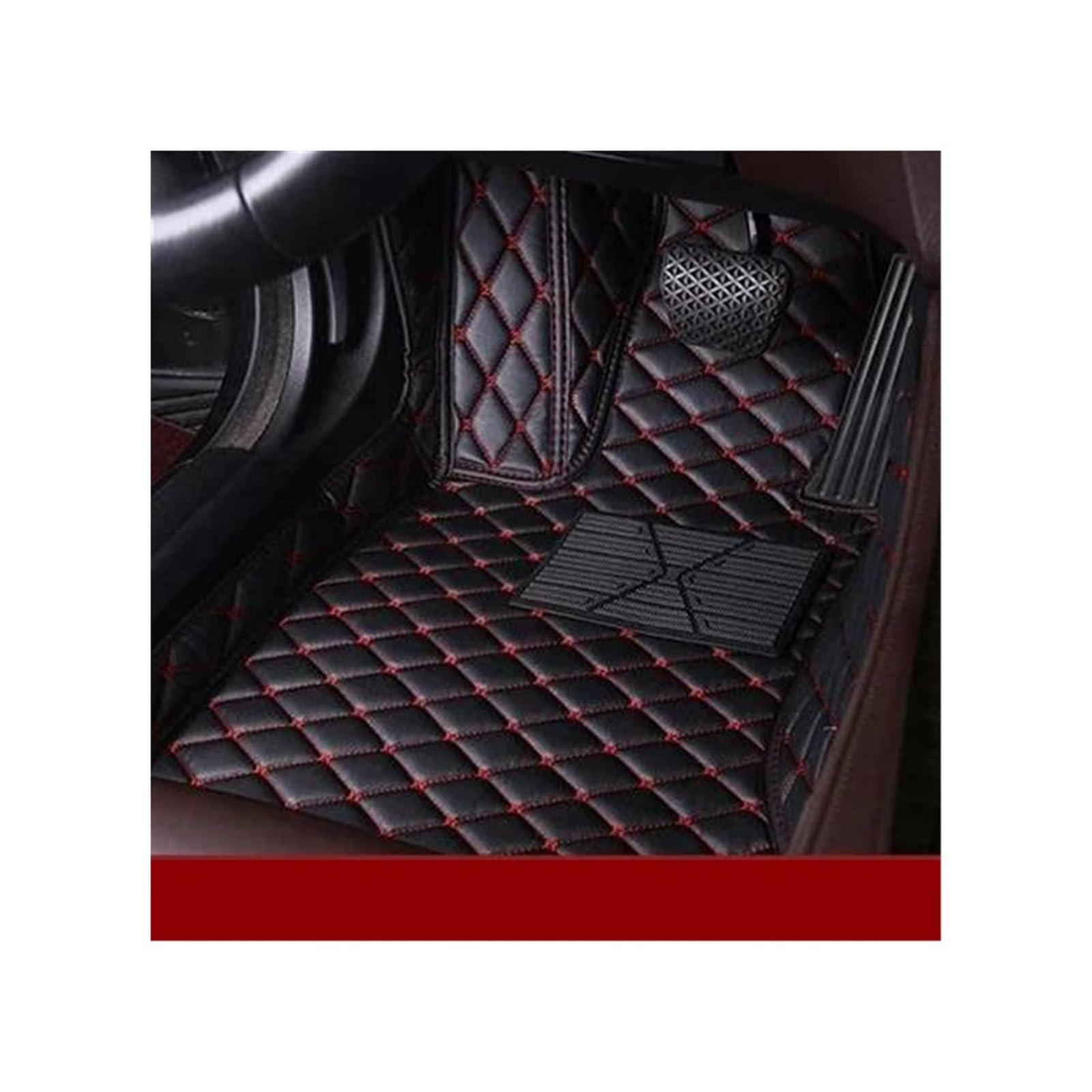 CAVINBDZ Auto Fußmatten Für VW Für T-Kreuz Für T Kreuz 2019 2020 Wasserdicht Schlamm Teppich Fuß Pads Innenräume Zubehör Auto-Fußmatten-Teppiche(1PCS for Drive,2) von CAVINBDZ