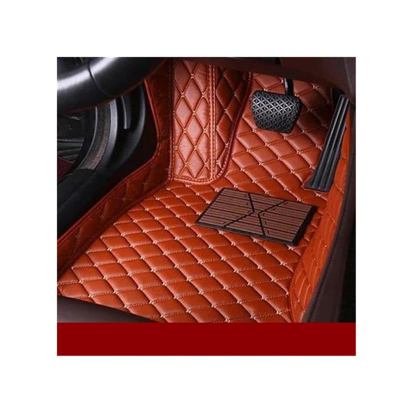 CAVINBDZ Auto Fußmatten Für VW Für T-Kreuz Für T Kreuz 2019 2020 Wasserdicht Schlamm Teppich Fuß Pads Innenräume Zubehör Auto-Fußmatten-Teppiche(1PCS for Drive,4) von CAVINBDZ