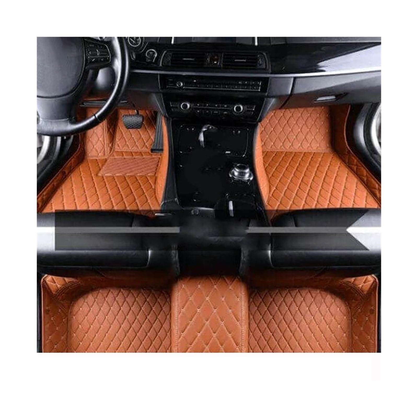 CAVINBDZ Auto-Fußmatten Komplettes Set Für A3 Schrägheck/Sportback 2013–2017 2018 Individuelle Fußpolster wasserdichte Bodeneinlage Auto-Fußmatten-Teppiche(1,Left Hand Drive) von CAVINBDZ