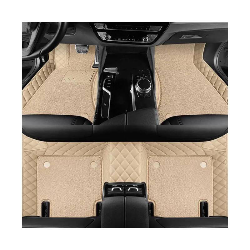 CAVINBDZ Auto Fußmatten Leder Teppiche Teppiche Fuß Pads Für R&enault Für Megane 2 2003 2004 2005 2006 2007 2008 Innen Zubehör Auto-Fußmatten-Teppiche(Type B,2) von CAVINBDZ