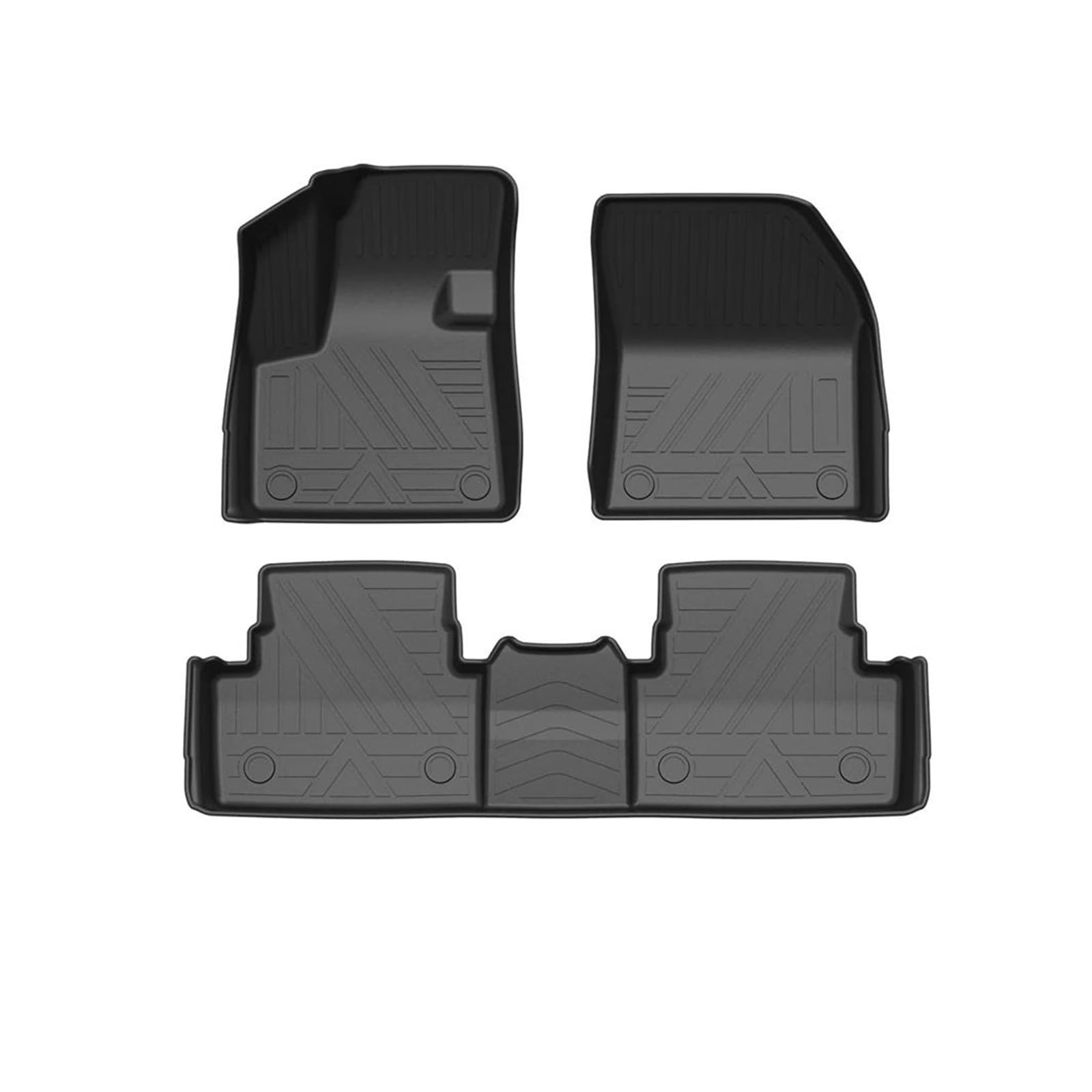 CAVINBDZ Für Citroen C5 Für AIRCROSS 2017 2018 2019 2020 2021 2022 Auto Boden Matte Set Fuß Pad wasserdichte Teppiche Teppiche Innen Zubehör Auto-Fußmatten-Teppiche von CAVINBDZ