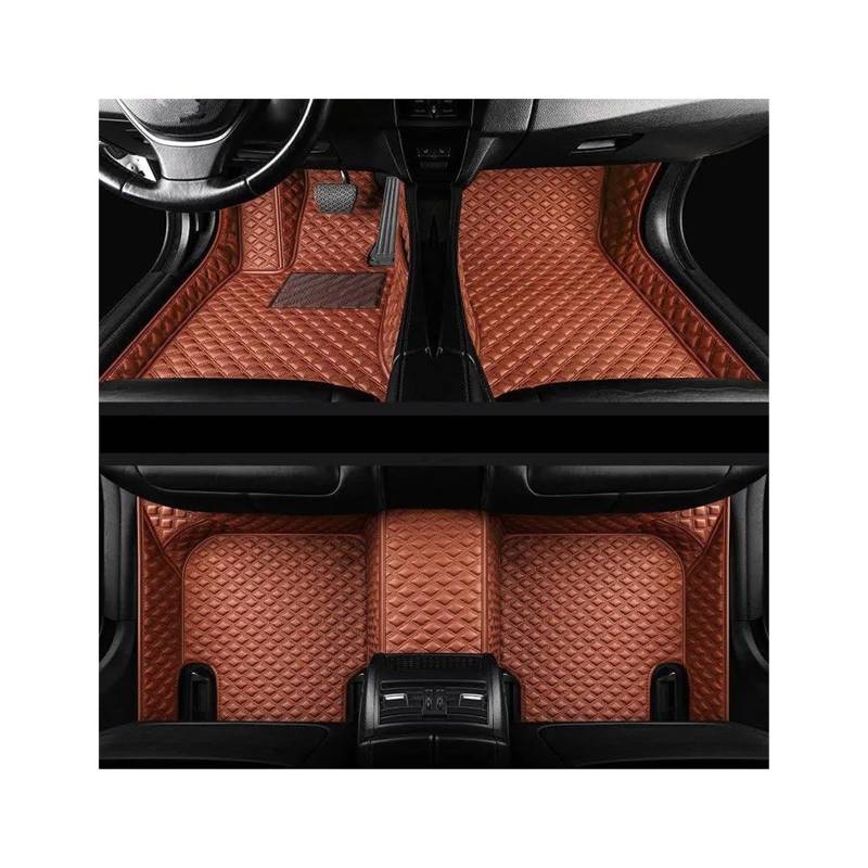 CAVINBDZ Für F&iat Für Freemont 5-Sitze 2012-2016 Custom Car Boden Matte Leder Wasserdicht Schützen Teppiche Innen Zubehör Auto-Fußmatten-Teppiche(Single 3) von CAVINBDZ