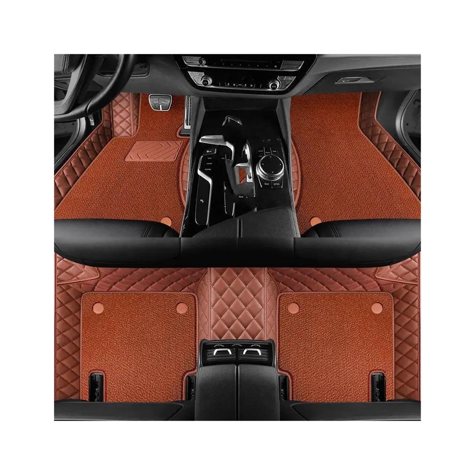 CAVINBDZ Für F&ord Für Mondeo MK5 2013 2014 2015 2016 2017 Custom Leder Auto Fußmatten Fuß Pads Teppich Teppich Pad Auto-Fußmatten-Teppiche(B,1) von CAVINBDZ