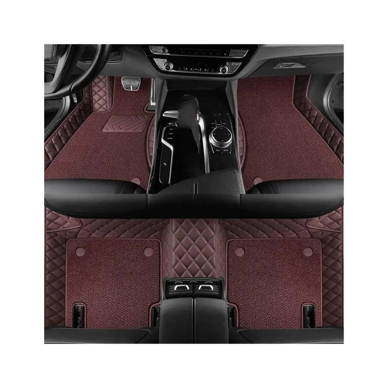 CAVINBDZ Für F&ord Für Mondeo MK5 2013 2014 2015 2016 2017 Custom Leder Auto Fußmatten Fuß Pads Teppich Teppich Pad Auto-Fußmatten-Teppiche(B,3) von CAVINBDZ