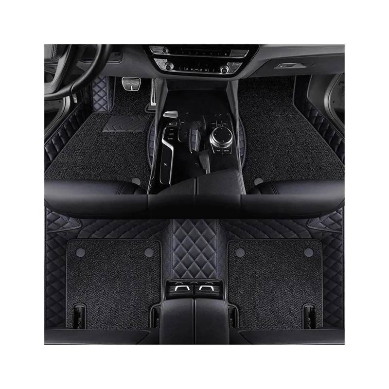 CAVINBDZ Für F&ord Für Mondeo MK5 2013 2014 2015 2016 2017 Custom Leder Auto Fußmatten Fuß Pads Teppich Teppich Pad Auto-Fußmatten-Teppiche(B,4) von CAVINBDZ