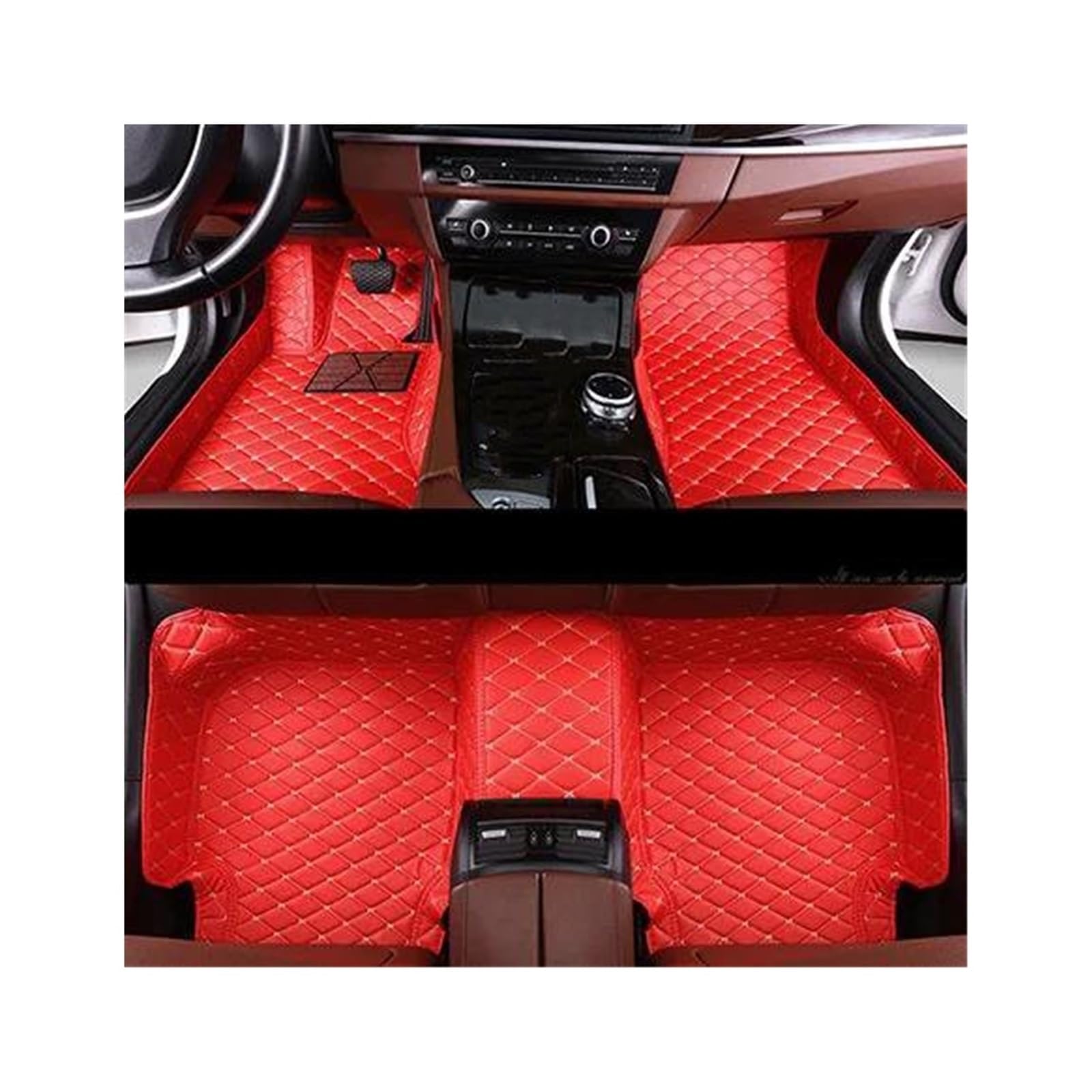 CAVINBDZ Für Kia Für Sportage 4 2018 2019 2020 2021 Auto Boden Matte Auto Teppiche Teppiche Fuß Pads Schutz Pad Innen Zubehör Auto-Fußmatten-Teppiche(Red) von CAVINBDZ