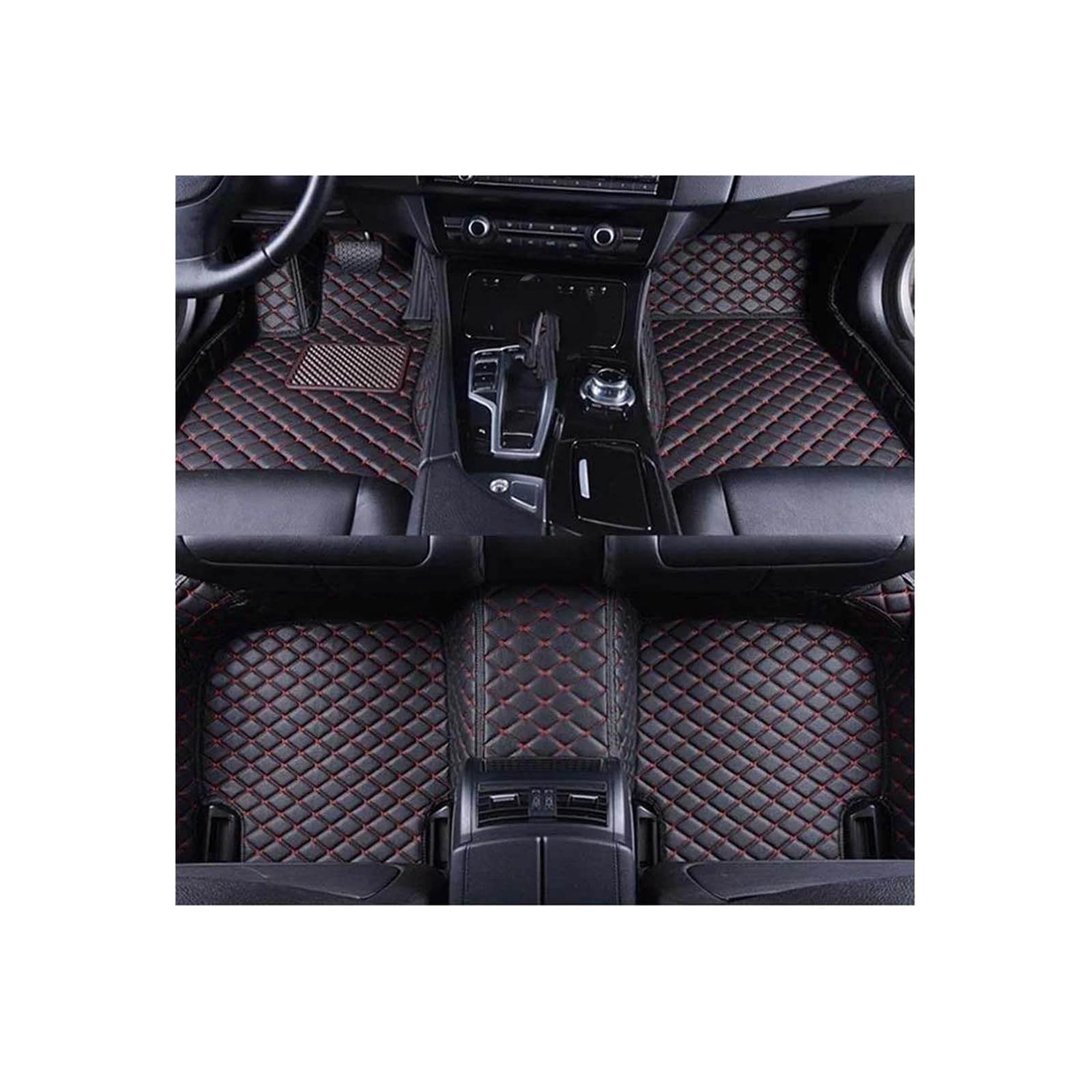 CAVINBDZ Für Peugeot 2008 E2008 2020 2021 2022 2023 Auto Fußmatten Teppiche Fuß Pads Wasserdicht Teppich Innen Teile Auto-Fußmatten-Teppiche(2) von CAVINBDZ