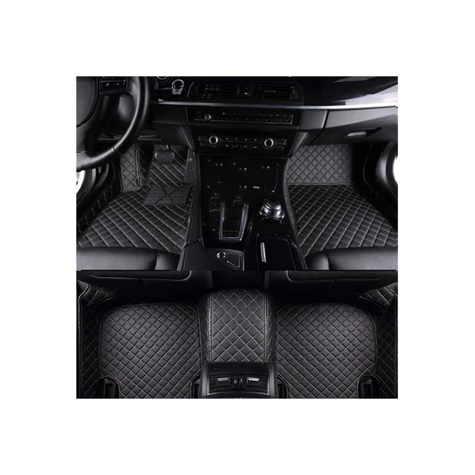 CAVINBDZ Für Peugeot 2008 E2008 2020 2021 2022 2023 Auto Fußmatten Teppiche Fuß Pads Wasserdicht Teppich Innen Teile Auto-Fußmatten-Teppiche(4) von CAVINBDZ