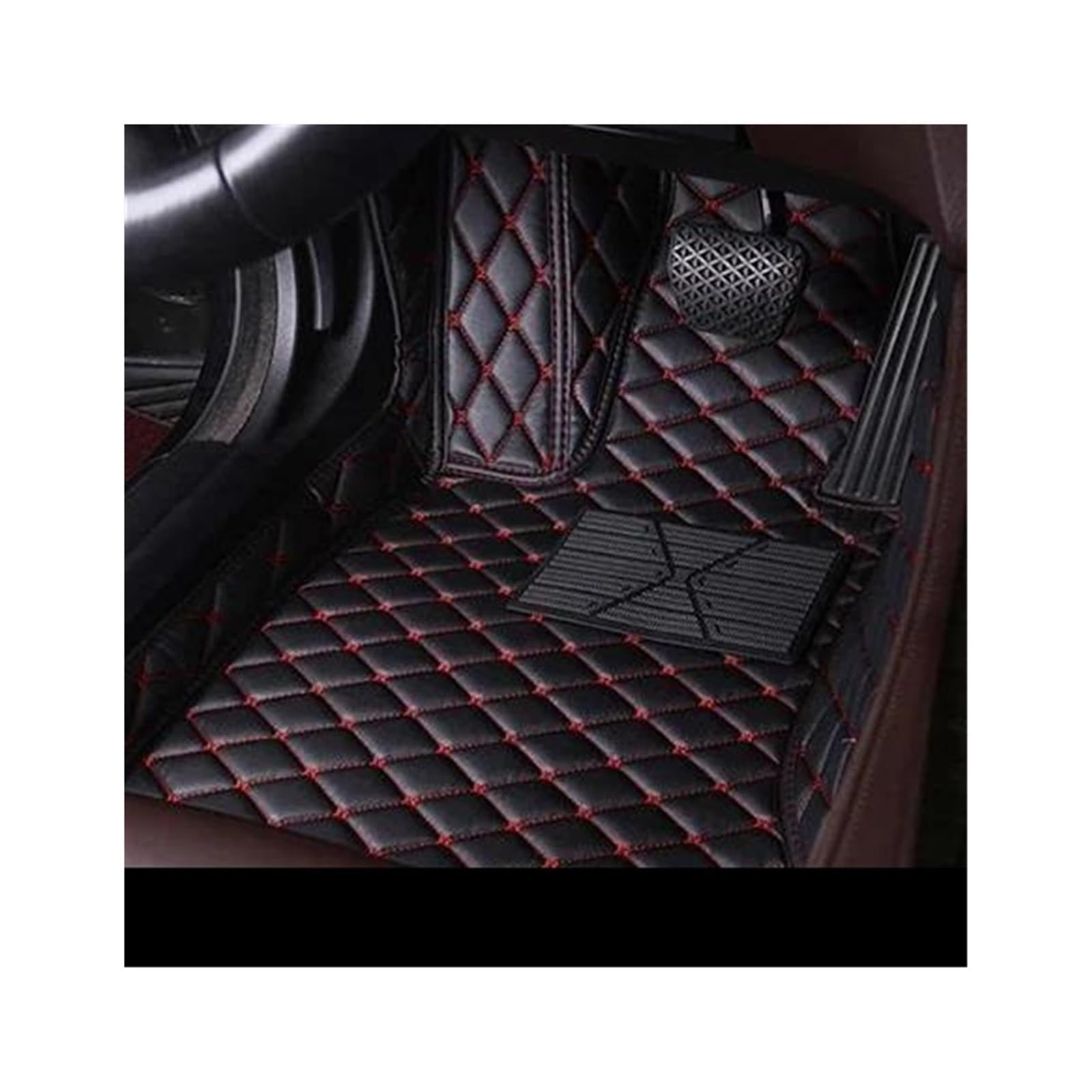 CAVINBDZ Für Peugeot 207 2009 2010 2011 2012 2013 2014 Custom Car Fußmatten wasserdichte Fuß Liner Teppich Pad Abdeckung Teppich Auto-Styling Auto-Fußmatten-Teppiche(1pcs Front,2) von CAVINBDZ