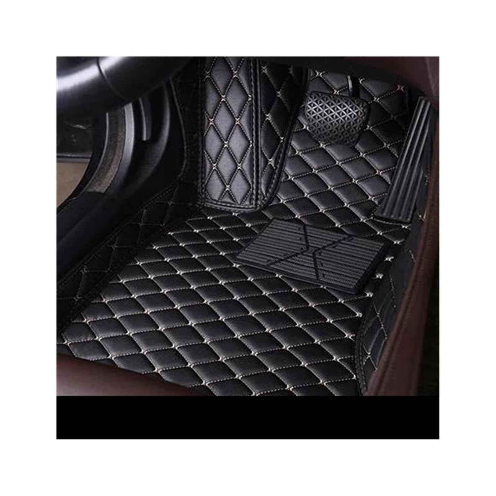 CAVINBDZ Für Peugeot 207 2009 2010 2011 2012 2013 2014 Custom Car Fußmatten wasserdichte Fuß Liner Teppich Pad Abdeckung Teppich Auto-Styling Auto-Fußmatten-Teppiche(1pcs Front,3) von CAVINBDZ